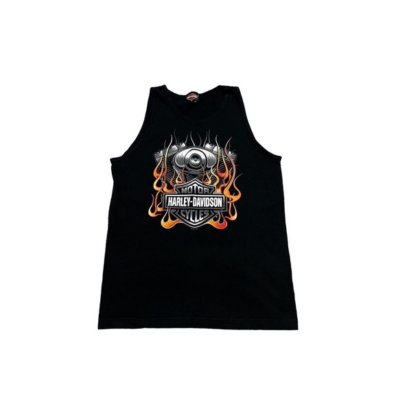 Harley-Davidson Bartels Los Angeles Tank Top Size Medium - Picture 1 of 7